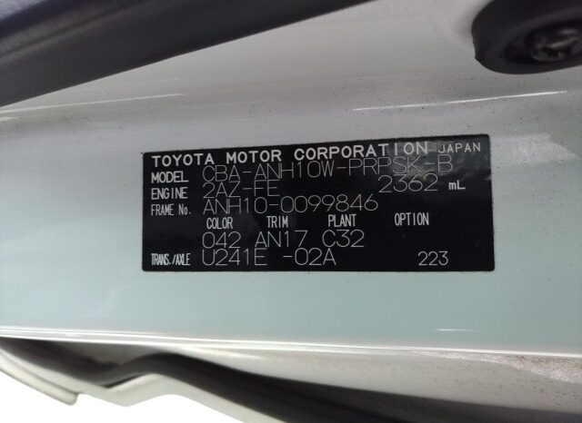 TOYOTA ALPHARD [Wagon] 2005 full