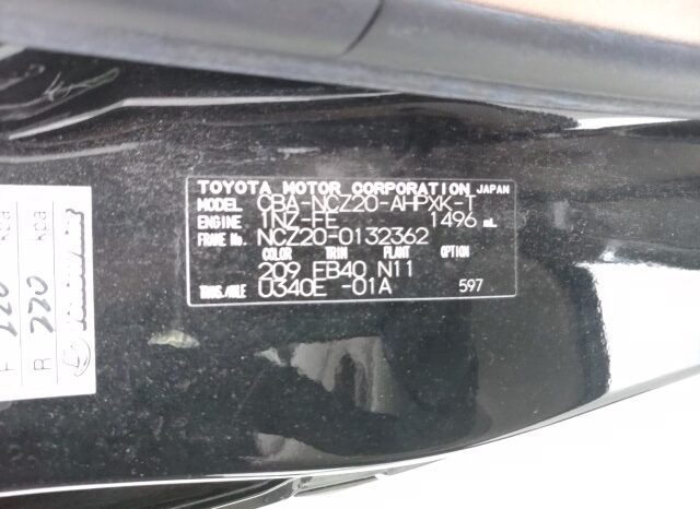 TOYOTA RAUM 2008 [HID SELECTION] full