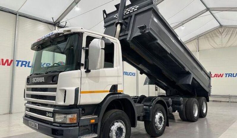 Scania 114 340 8×4 Day Cab Steel Tipper Manual full