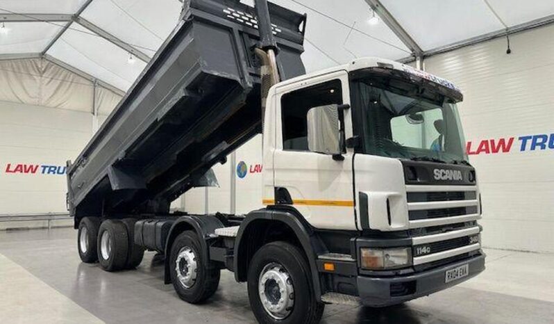 Scania 114 340 8×4 Day Cab Steel Tipper Manual full