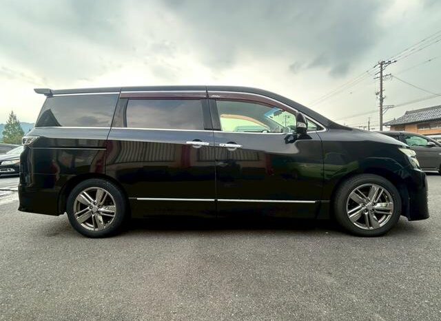 2010 NISSAN ELGRAND| RIDER BLACK LEATHER SEAT MANUAL SEAT full