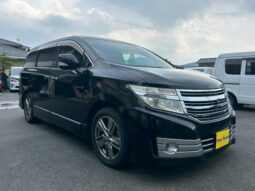 2010 NISSAN ELGRAND| RIDER BLACK LEATHER SEAT MANUAL SEAT