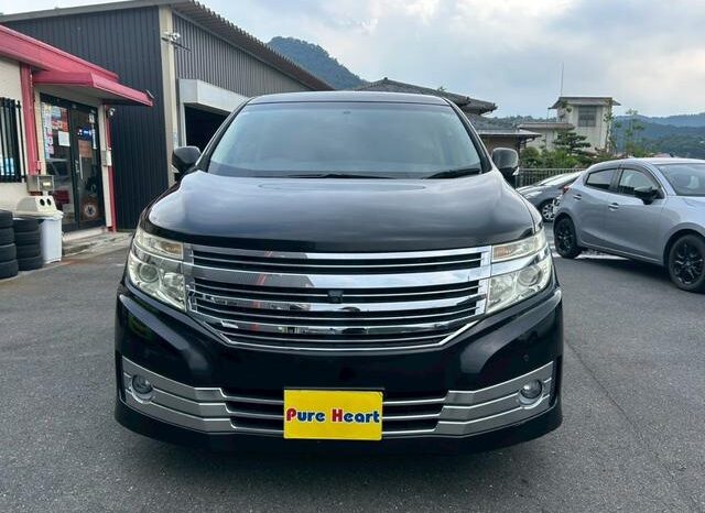 2010 NISSAN ELGRAND| RIDER BLACK LEATHER SEAT MANUAL SEAT full