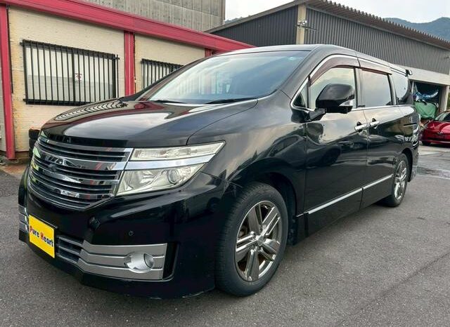 2010 NISSAN ELGRAND| RIDER BLACK LEATHER SEAT MANUAL SEAT full
