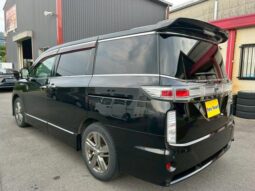 2010 NISSAN ELGRAND| RIDER BLACK LEATHER SEAT MANUAL SEAT full