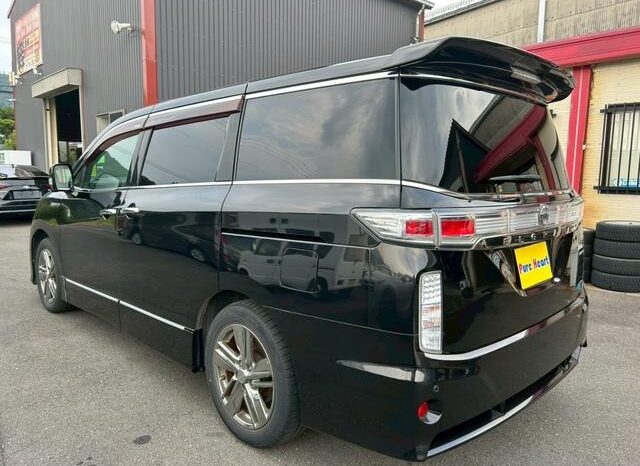 2010 NISSAN ELGRAND| RIDER BLACK LEATHER SEAT MANUAL SEAT full