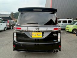 2010 NISSAN ELGRAND| RIDER BLACK LEATHER SEAT MANUAL SEAT full
