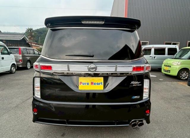 2010 NISSAN ELGRAND| RIDER BLACK LEATHER SEAT MANUAL SEAT full