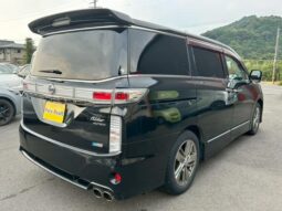 2010 NISSAN ELGRAND| RIDER BLACK LEATHER SEAT MANUAL SEAT full