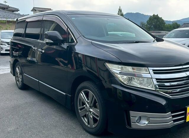 2010 NISSAN ELGRAND| RIDER BLACK LEATHER SEAT MANUAL SEAT full