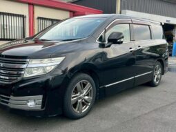 2010 NISSAN ELGRAND| RIDER BLACK LEATHER SEAT MANUAL SEAT full