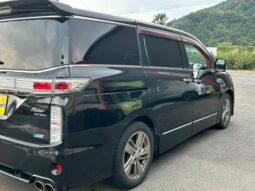 2010 NISSAN ELGRAND| RIDER BLACK LEATHER SEAT MANUAL SEAT full