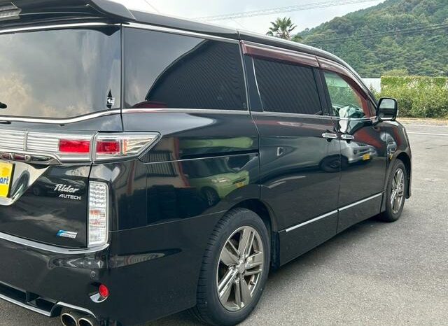 2010 NISSAN ELGRAND| RIDER BLACK LEATHER SEAT MANUAL SEAT full