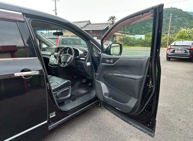 2010 NISSAN ELGRAND| RIDER BLACK LEATHER SEAT MANUAL SEAT full