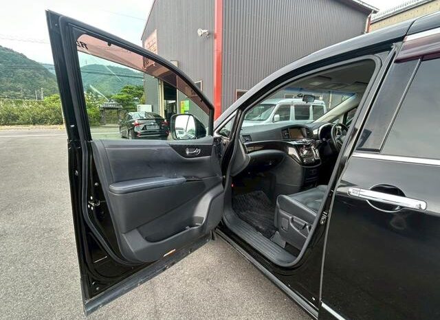 2010 NISSAN ELGRAND| RIDER BLACK LEATHER SEAT MANUAL SEAT full