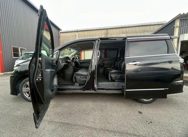 2010 NISSAN ELGRAND| RIDER BLACK LEATHER SEAT MANUAL SEAT full