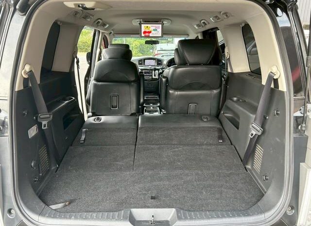 2010 NISSAN ELGRAND| RIDER BLACK LEATHER SEAT MANUAL SEAT full