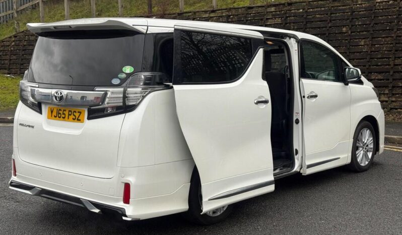 2016 Toyota Vellfire 2.5 PETROL|Z A EDITION|7 SEATS|AUTO|LUX| 5dr full