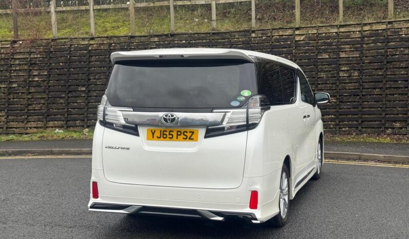 2016 Toyota Vellfire 2.5 PETROL|Z A EDITION|7 SEATS|AUTO|LUX| 5dr full